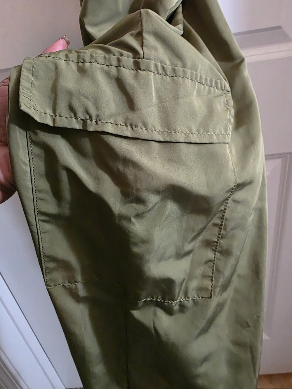 Fashion Nova Olive Green Cargo Jumpsuit - Picture 6 of 7